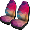 Colorful Abstract Triangles Car Seat Covers