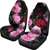Pink & Red Roses Car Seat Covers
