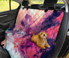 Pastel Abstract Car Back Seat Pet Cover