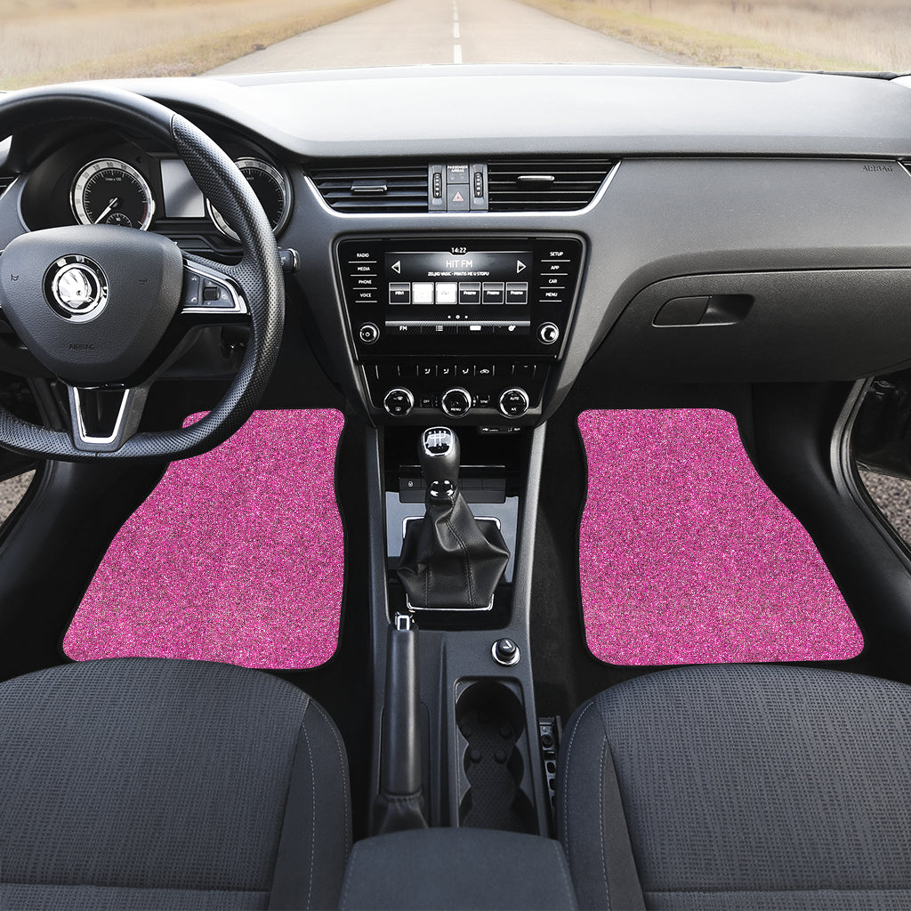 Pink Confetti Car Floor Mats