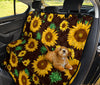 Sunflowers Car Back Seat Pet Cover