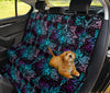 Black Pink Purple Lotus Pet Back Seat Cover
