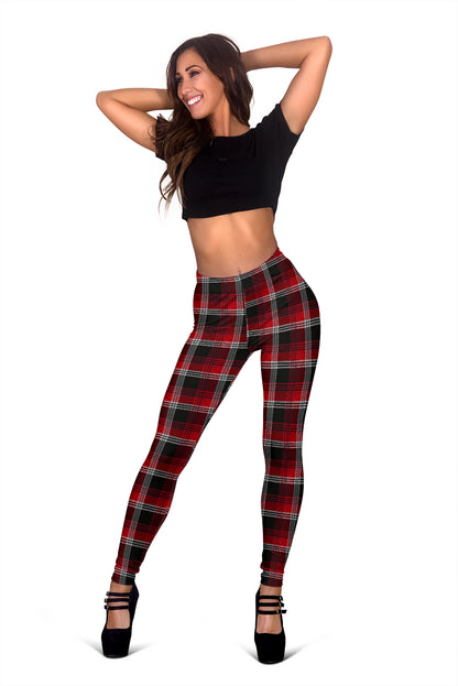 Red Plaid Leggings