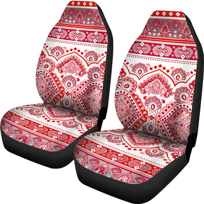 Red Boho Persian Car Seat Covers