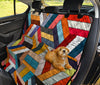 Colorful Pattern Car Back Seat Pet Cover