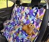 Colorful Floral Car Back Seat Pet Cover