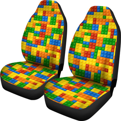 Colorful Lego Car Seat Covers