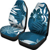 Blue Leaves Car Seat Covers