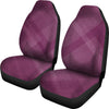 Purple Diagonal Abstract Car Seat Covers