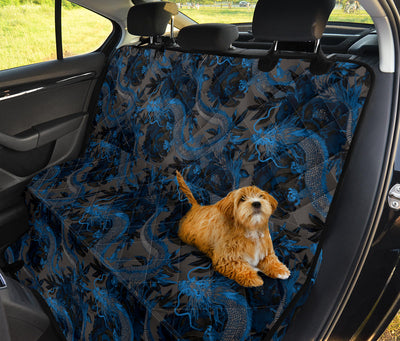 Blue Dragon Car Back Seat Pet Cover