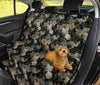 Floral Pattern Car Back Seat Pet Cover