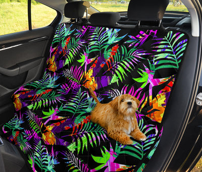 Colorful Plants Car Back Seat Pet Cover