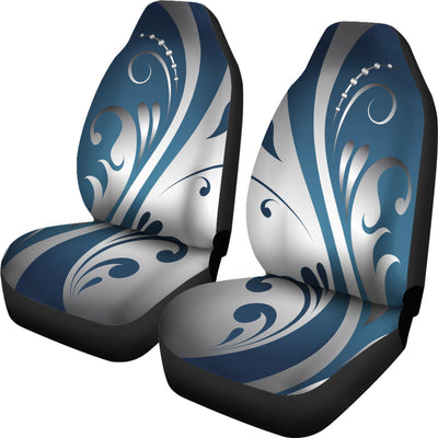 Blue & Grey Decor Car Seat Covers