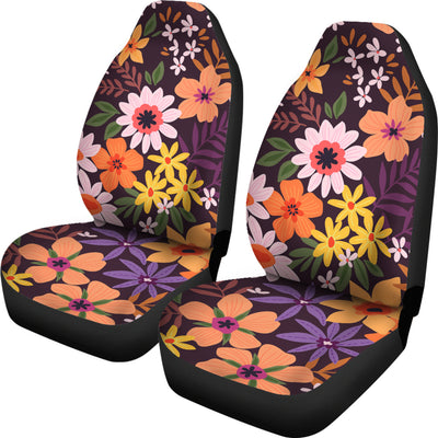 Colorful Flowers Car Seat Covers