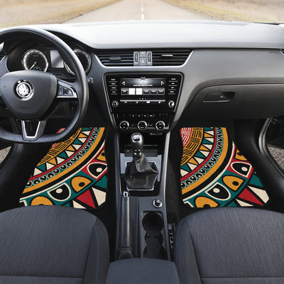 Brown Tribal Mandala Car Floor Mats