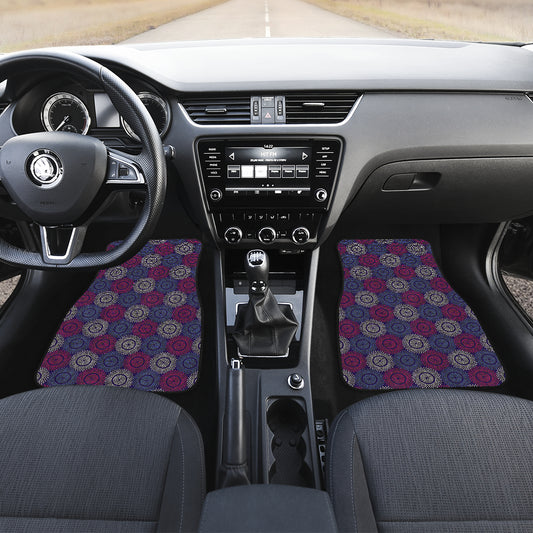 Abstract Dot Circles Car Floor Mats