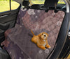 Abstract Floral Car Back Seat Pet Cover