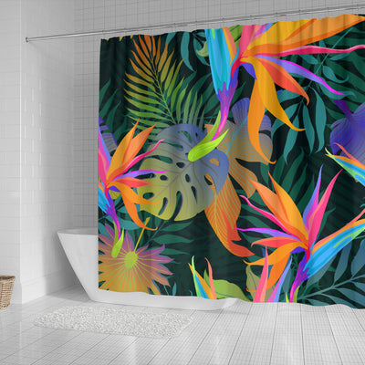 Colorful Plants Shower Curtain