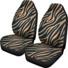 Brown Abstract Car Seat Covers