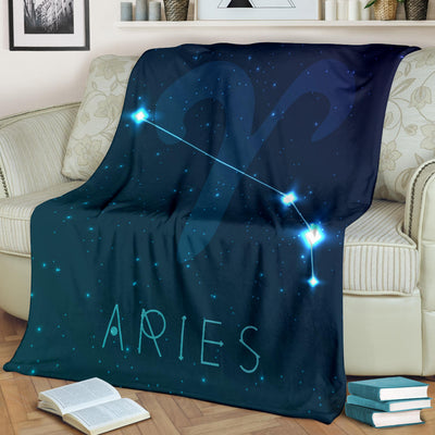 Aries Zodiac Blanket