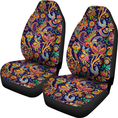 Colorful Floral Decor Car Seat Covers