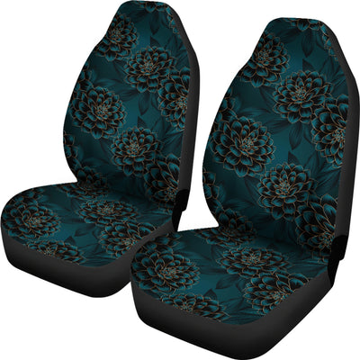 Dark Blossom Pattern Car Seat Covers