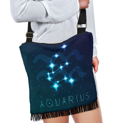 Aquarius Zodiac Crossbody Bag