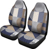 Abstract Block Shapes Car Seat Covers