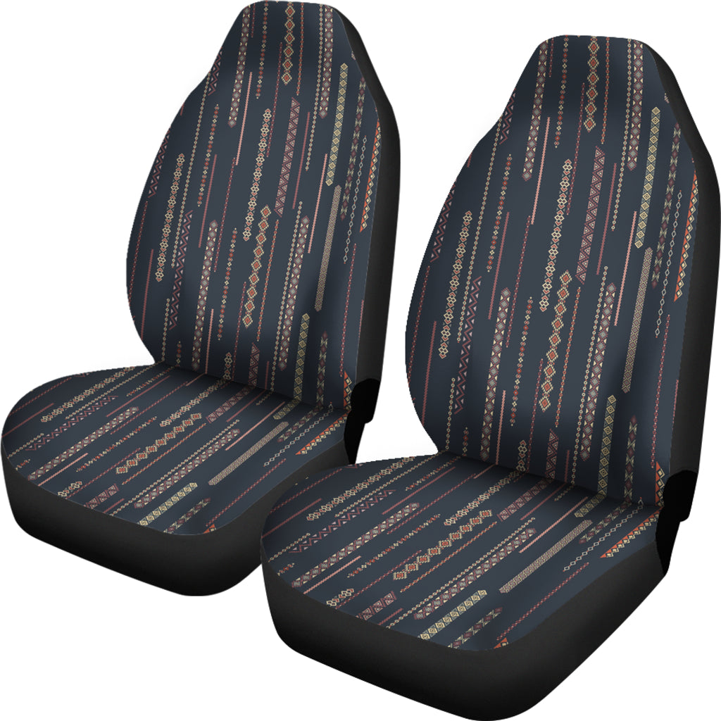 Boho Chic Bohemian Stripes Car Seat Covers