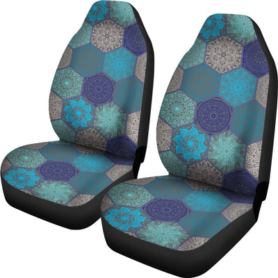 Mandalas Honeycomb Car Seat Covers