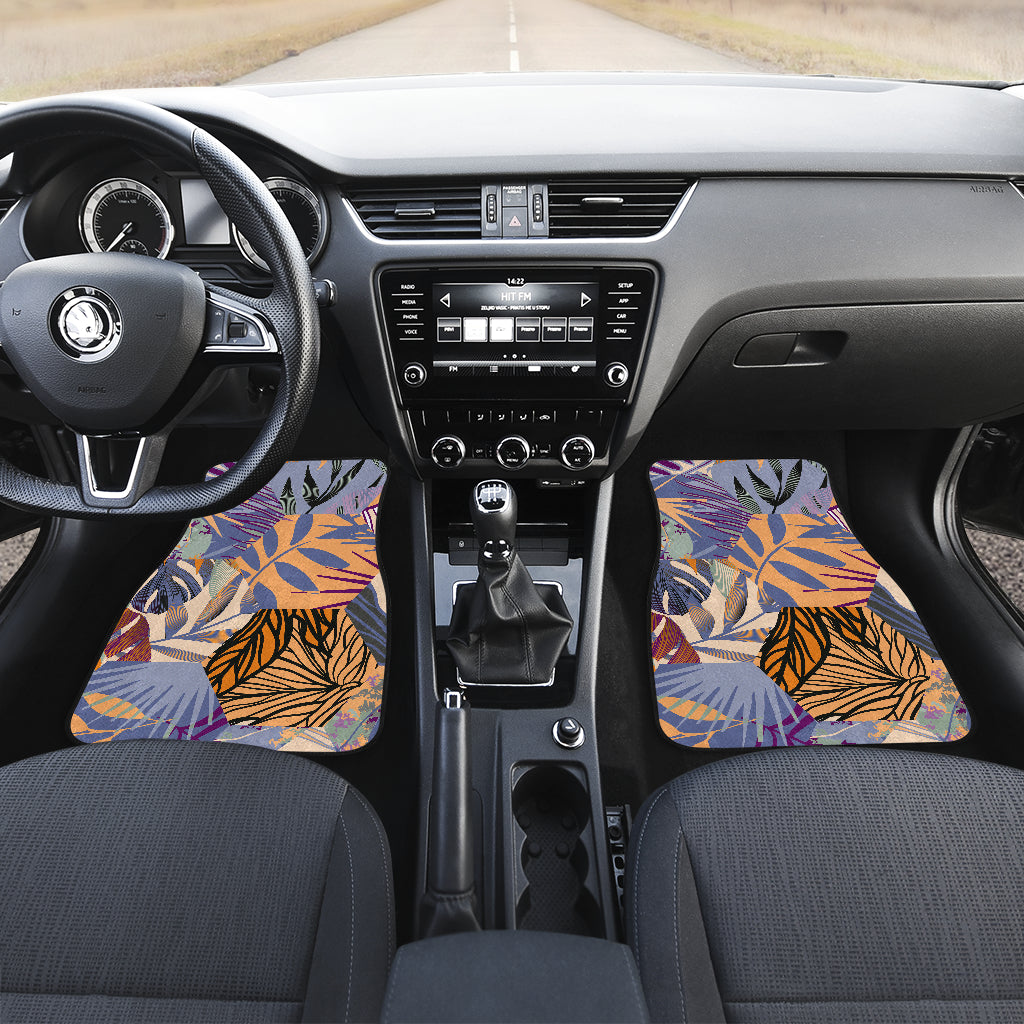 Floral Honeycomb Car Floor Mats