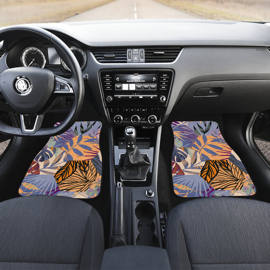 Floral Honeycomb Car Floor Mats