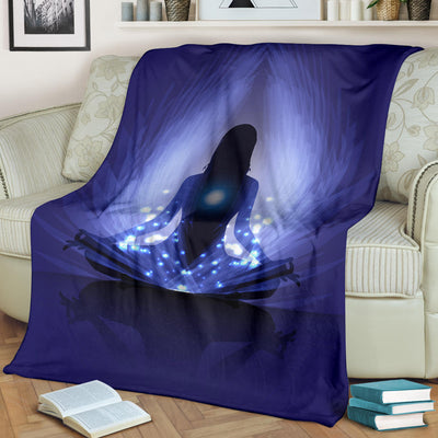 Purple Meditator Blanket