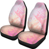 Pink Pastel Abstract Car Seat Covers