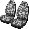 Grey Camouflage Car Seat Covers