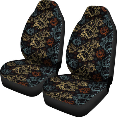 Skull Pattern Car Seat Covers