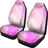 Pink Pastel Abstract Car Seat Covers