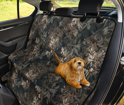 Green Leaves Car Back Seat Pet Cover