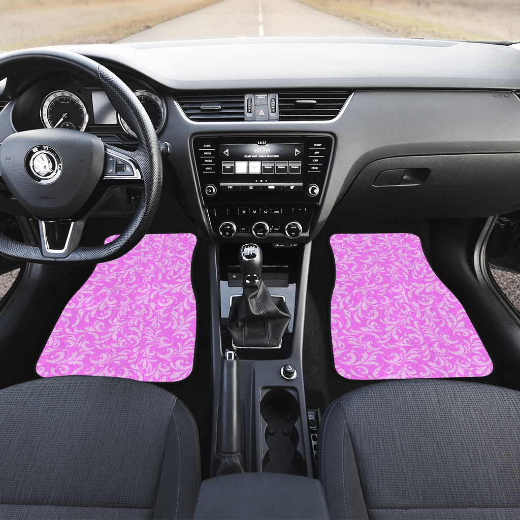 Pink Elegant Decor Car Floor Mats