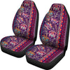 Red Persian Print Car Seat Covers