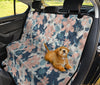 Abstract Flowers Car Back Seat Pet Cover