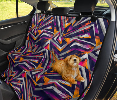 Colorful Abstract Car Back Seat Pet Cover