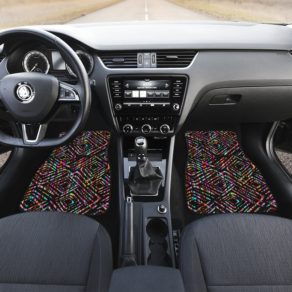 Colorful Abstract Car Floor Mats