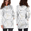 Triangular Stars Womens Hoodie Dress