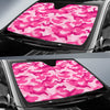 Pink Camouflage Car Sun Shades