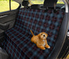 Blue Plaid Car Back Seat Pet Cover