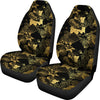 Black & Gold Oriental Car Seat Covers