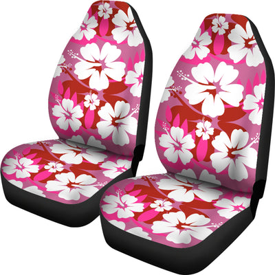 Pink Aloha Flowers Car Seat Covers