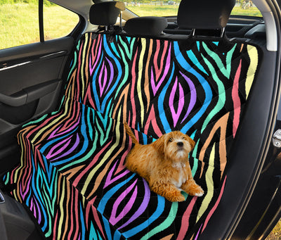 Colorful Abstract Car Back Seat Pet Cover