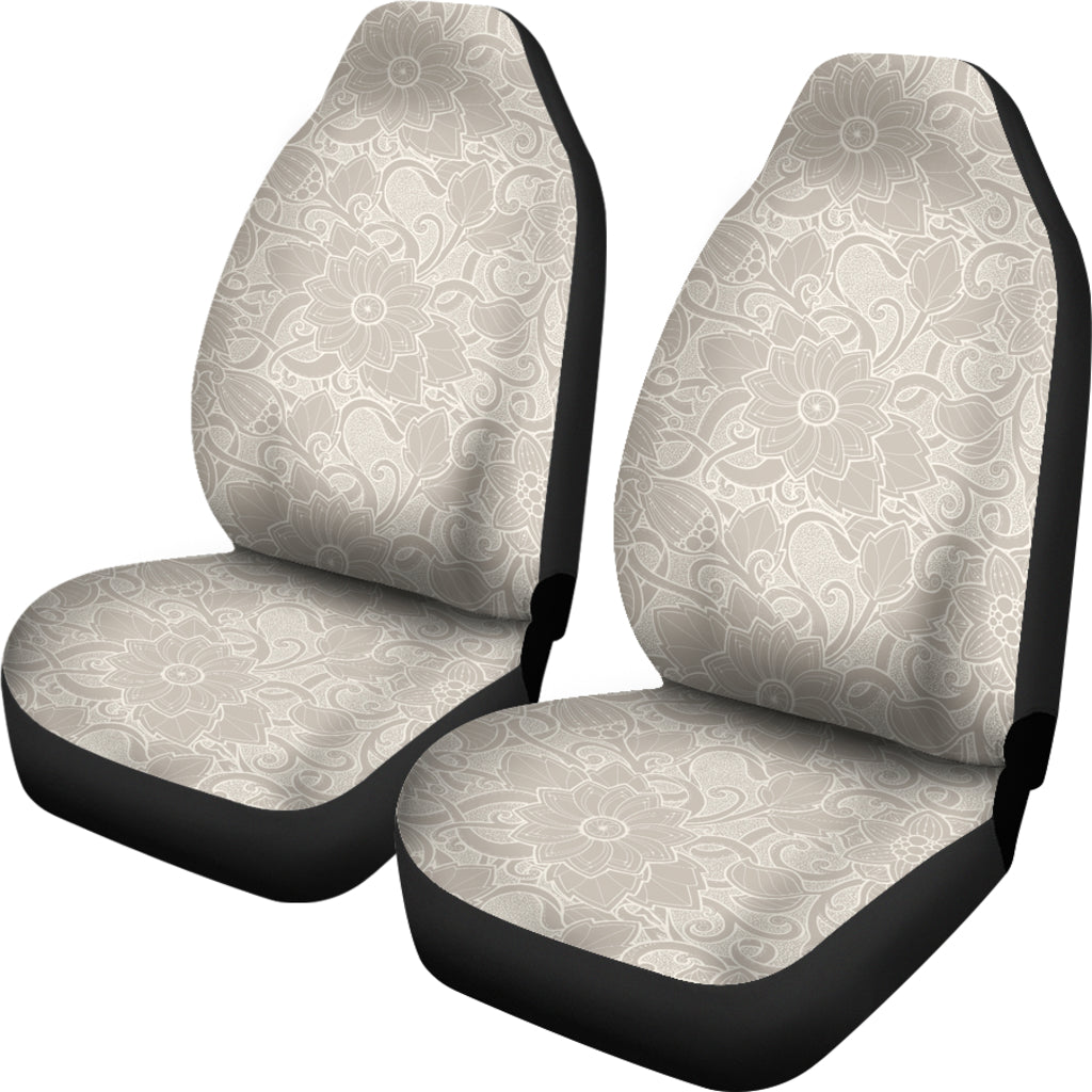 Elegant Floral Decor Car Seat Covers